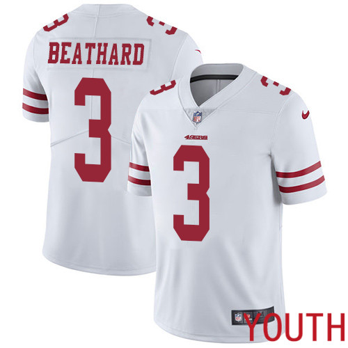 San Francisco 49ers Limited White Youth C. J. Beathard Road NFL Jersey #3 Vapor Untouchable